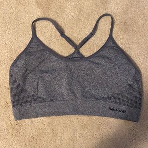 Reebok Dark Gray Sports Bra